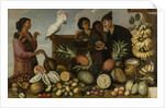 East Indian Market Stall by Albert Eckhout