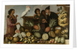 East Indian Market Stall by Albert Eckhout
