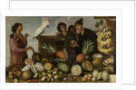 East Indian Market Stall by Albert Eckhout