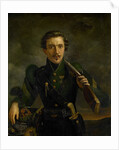Self Portrait in the Uniform of the Jagers by Willem Jodocus Mattheus Engelberts