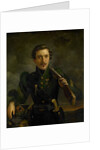 Self Portrait in the Uniform of the Jagers by Willem Jodocus Mattheus Engelberts