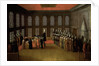 An Ambassador's Audience with the Grand Vizier in his Yali on the Bosporus (Ambassador Cornelis Calkoen, 12 August 1727) by Anonymous