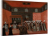 An Ambassador's Audience with Sultan Ahmed III (Ambassador Cornelis Calkoen) by Anonymous