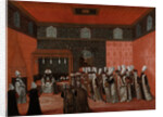 An Ambassador's Audience with Sultan Ahmed III (Ambassador Cornelis Calkoen) by Anonymous
