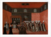 An Ambassador's Audience with Sultan Ahmed III (Ambassador Cornelis Calkoen) by Anonymous