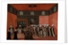 An Ambassador's Audience with Sultan Ahmed III (Ambassador Cornelis Calkoen) by Anonymous