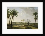 View of the coffee plantation 'Meerzorg' at the Taparoepikanaal in Suriname, Willem de Klerk by Alexander Ludwich Broekmann