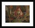 Solemn Inauguration of Ghent University by the Prince of Orange in the Throne Room of the City Hall on October 9, 1817, Belgium by Mattheus Ignatius van Bree