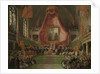 Solemn Inauguration of Ghent University by the Prince of Orange in the Throne Room of the City Hall on October 9, 1817, Belgium by Mattheus Ignatius van Bree