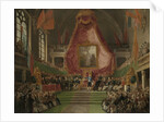 Solemn Inauguration of Ghent University by the Prince of Orange in the Throne Room of the City Hall on October 9, 1817, Belgium by Mattheus Ignatius van Bree
