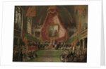 Solemn Inauguration of Ghent University by the Prince of Orange in the Throne Room of the City Hall on October 9, 1817, Belgium by Mattheus Ignatius van Bree