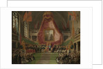 Solemn Inauguration of Ghent University by the Prince of Orange in the Throne Room of the City Hall on October 9, 1817, Belgium by Mattheus Ignatius van Bree
