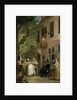 Misled, The Ambassador of the Rascals Exposes himself from the Window of 't Bokki Tavern in the Haarlemmerhout by Cornelis Troost