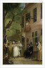 Misled, The Ambassador of the Rascals Exposes himself from the Window of 't Bokki Tavern in the Haarlemmerhout by Cornelis Troost