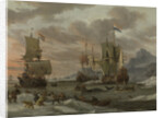 Whaling Grounds in the Arctic Ocean by Abraham Storck
