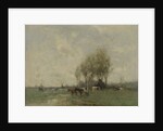 Meadow with cows by Willem Maris