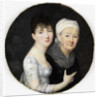 Portrait of an old and a young woman by Johns