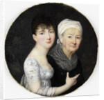 Portrait of an old and a young woman by Johns