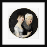 Portrait of an old and a young woman by Johns