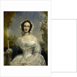 Agatha Petronella Hartsen. Bridal gown on the occasion of her marriage to Jan van der Hoop op 17 maart 1841 by Jan Willem Pieneman