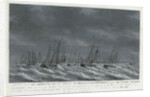 Batavian Fleet before Veere, 9 November 1800, The Netherlands by Engel Hoogerheyden