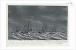 Batavian Fleet before Veere, 9 November 1800, The Netherlands by Engel Hoogerheyden