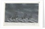 Batavian Fleet before Veere, 9 November 1800, The Netherlands by Engel Hoogerheyden
