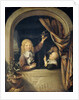 Children with a mousetrap by Domenicus van Tol