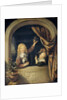 Children with a mousetrap by Domenicus van Tol