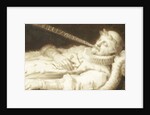 Dirk van Bronkhorst on his deathbed during the siege of Leiden in 1574 by Anonymous