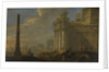 Italian harbor view by Jacob van der Ulft