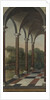 Gallery overlooking a park by Barent Fabritius