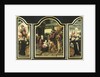 Triptych with Adoration of the Magi by Anonymous