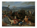 Claudius Civilis Defeats the Roman Troops near the Rhine in 69 AD by Otto van Veen