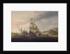 Naval Battle between Dutch Warships and Spanish Galleons by Cornelis Bol