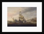 Naval Battle between Dutch Warships and Spanish Galleons by Cornelis Bol