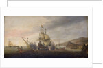 Naval Battle between Dutch Warships and Spanish Galleons by Cornelis Bol