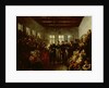 Prince of Orange Visits the Victims of the Inundation in the Aalmoezeniersweeshuis Orphanage in Amsterdam by Mattheus Ignatius van Bree