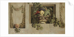 Still Life with Fruit and Flower Garlands by Jacob van Campen