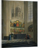 The Ghent Altarpiece by the van Eyck Brothers in St Bavo Cathedral in Ghent Belgium by Pierre François De Noter