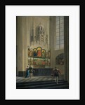 The Ghent Altarpiece by the van Eyck Brothers in St Bavo Cathedral in Ghent Belgium by Pierre François De Noter
