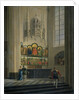 The Ghent Altarpiece by the van Eyck Brothers in St Bavo Cathedral in Ghent Belgium by Pierre François De Noter