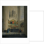 The Ghent Altarpiece by the van Eyck Brothers in St Bavo Cathedral in Ghent Belgium by Pierre François De Noter