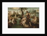 The baptism of Christ by Circle of Maarten van Heemskerck
