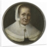 Portrait of a woman of fifty by Gerrit Lundens