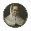 Portrait of a woman of fifty by Gerrit Lundens