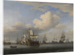 Captured English Ships after the Four Days Battle by Willem van de Velde II