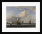 Captured English Ships after the Four Days Battle by Willem van de Velde II
