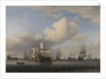 Captured English Ships after the Four Days Battle by Willem van de Velde II
