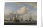Captured English Ships after the Four Days Battle by Willem van de Velde II